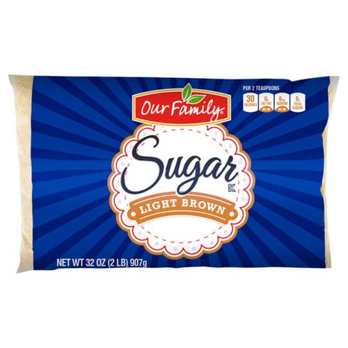 Our Family Sugar Light Brown 2lb (Case of 16) - Misc/Our Family - Our Family