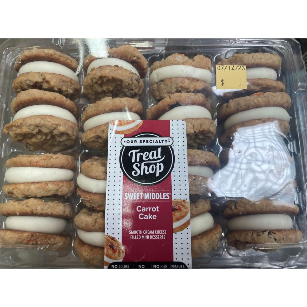 Our Specialty Treat Shop Sweed Middles Carrot Cake Mini Desserts 16 Count - Our Specialty