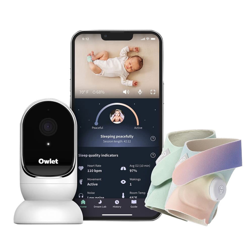 Owlet Dream Duo with Bonus Rainbow Fabric Sock - Home/Baby & Kids/Baby Gear/Baby Monitors/ - Unbranded