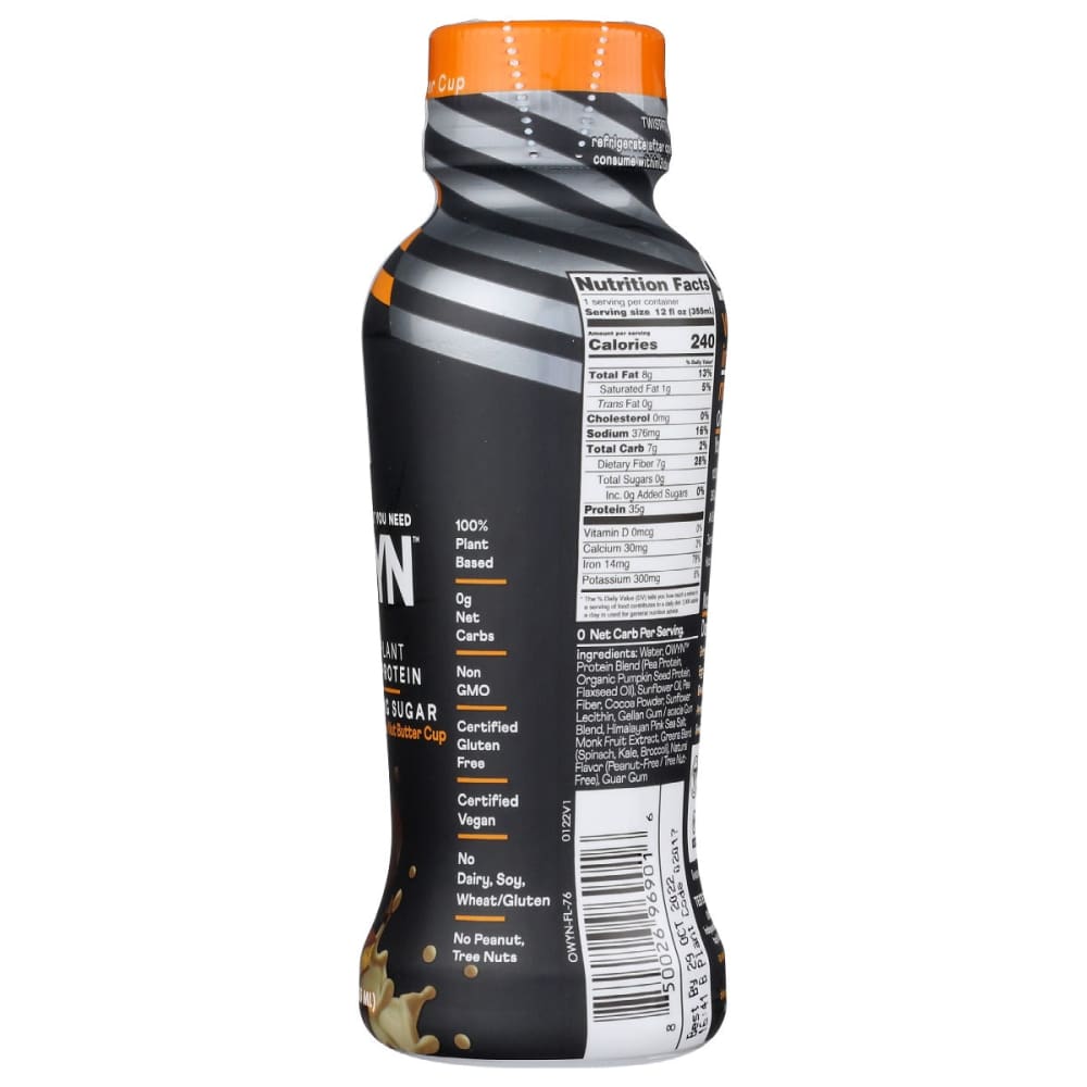 OWYN: Protein Rtd Nnut Buttercu 12 fo - Vitamins & Supplements > Protein Supplements & Meal Replacements - Owyn