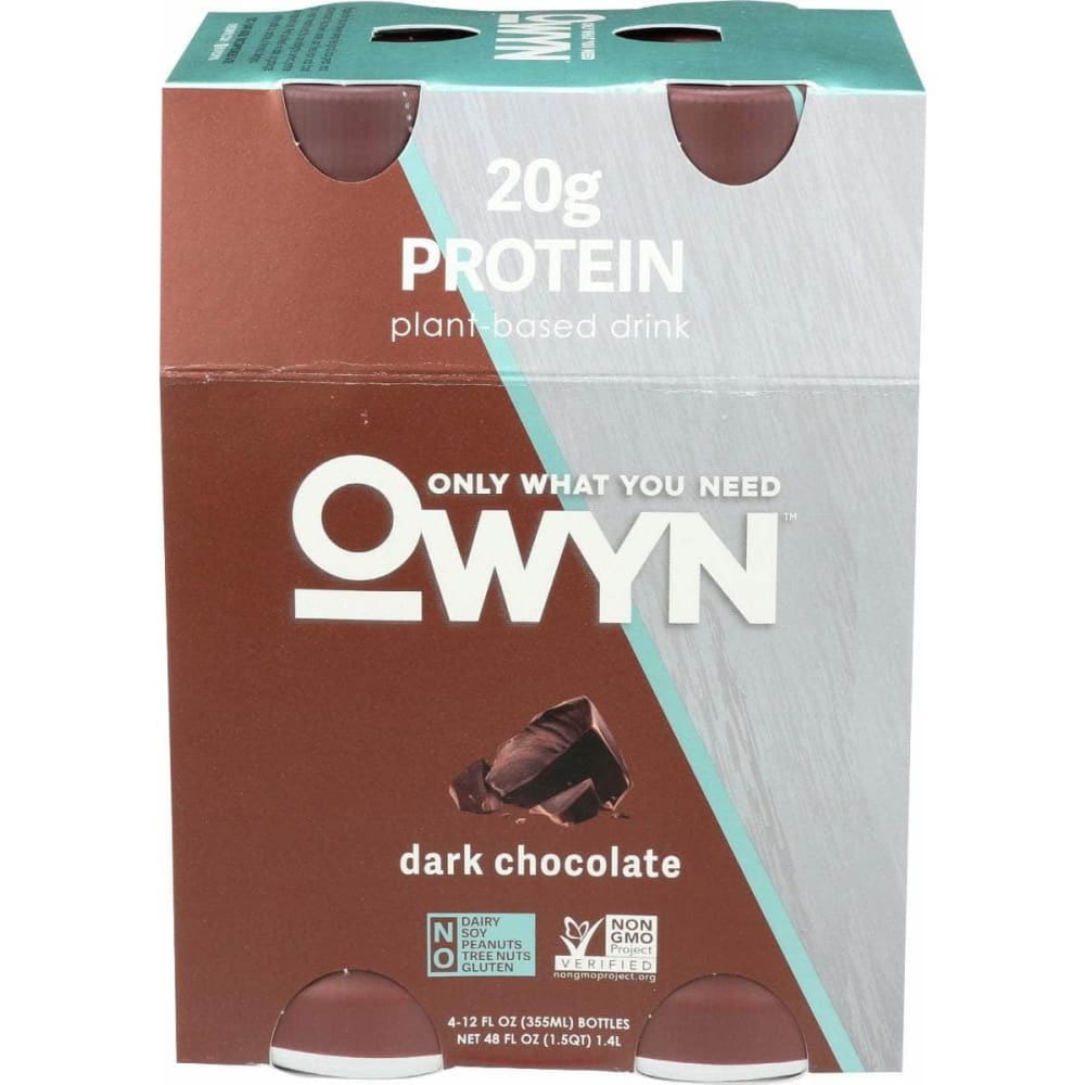 OWYN OWYN Vegan Prtn Rtd Dk Choc 4P, 48 oz