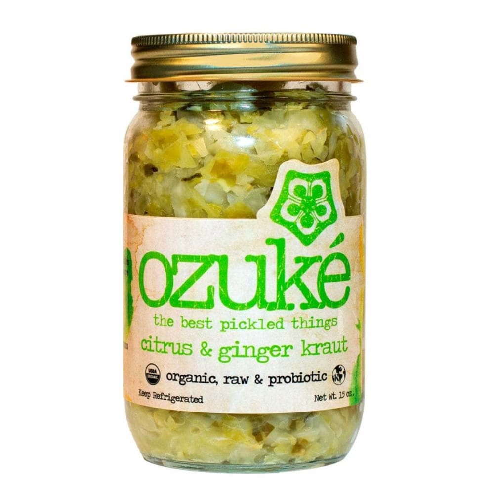 Ozuke Ozuke Citrus and Ginger Kraut, 15 oz