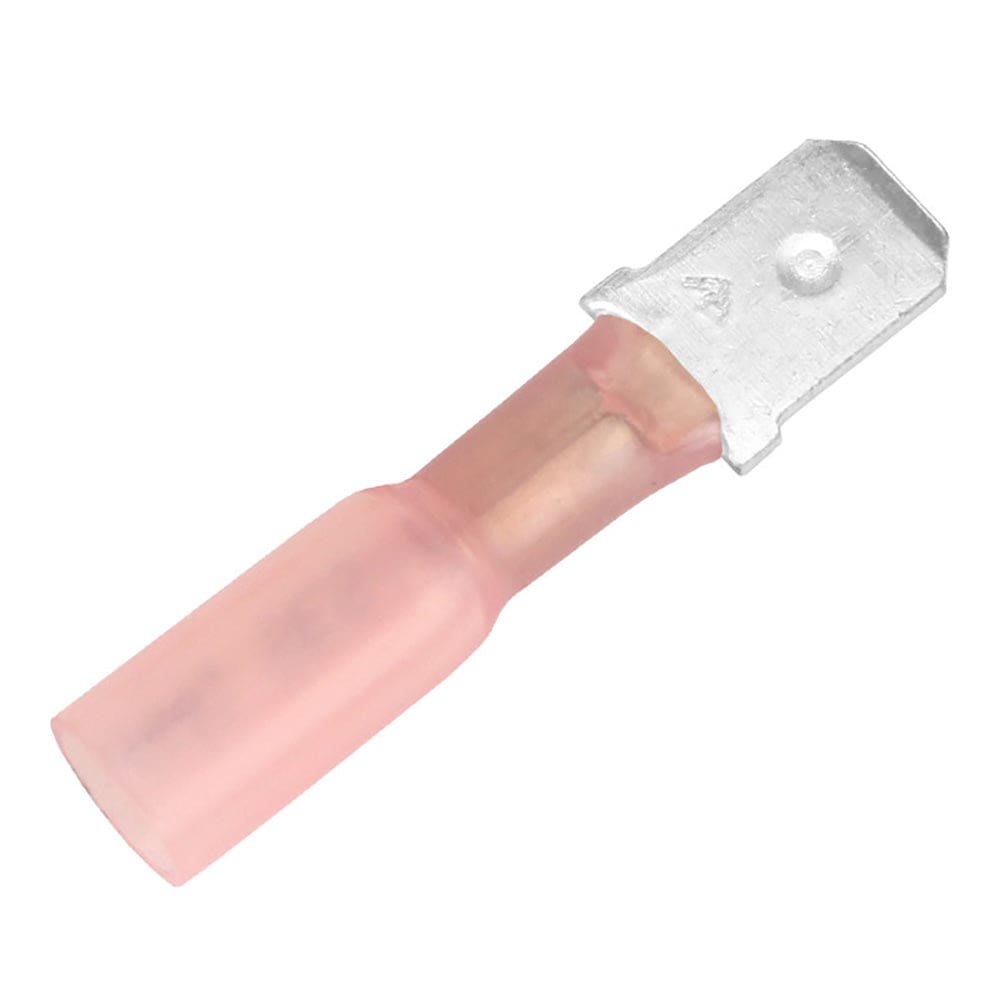 Pacer 22-18 AWG Heat Shrink Male Disconnect - 100 Pack - Electrical | Terminals - Pacer Group