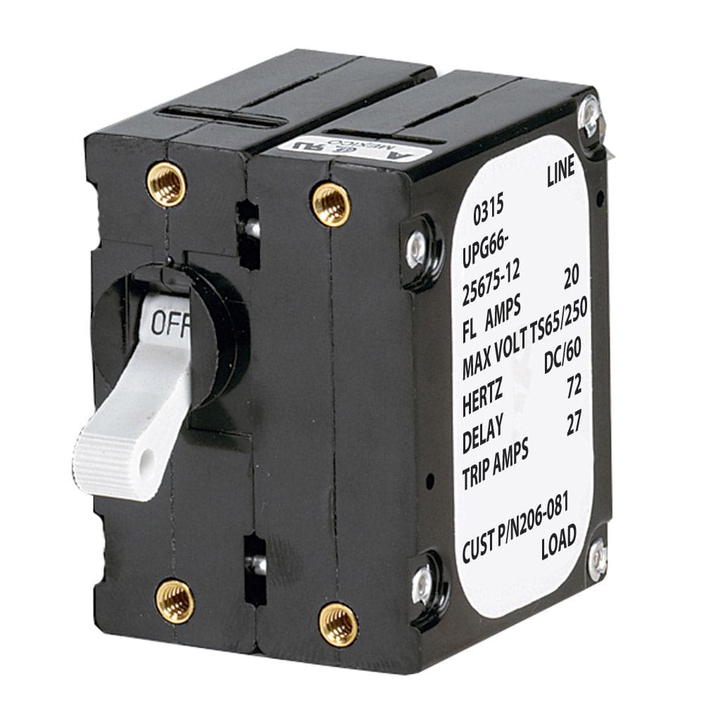 Paneltronics ’A’ Frame Magnetic Circuit Breaker - 50 Amps - Double Pole - Electrical | Circuit Breakers - Paneltronics