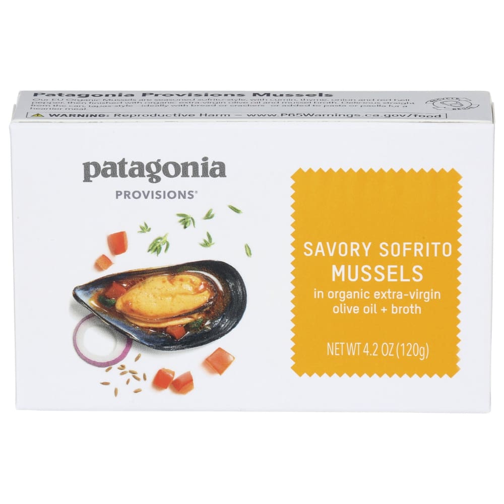 PATAGONIA PROVISIONS: Mussels Sofrito Mussels 4.2 oz (Pack of 4) - Pantry > Meat Poultry & Seafood - Patagonia Provisions
