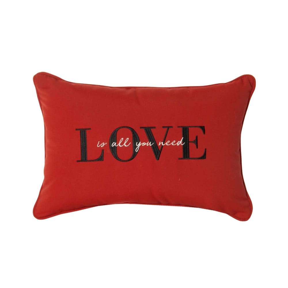 Peak Season Decorative Accent Pillow with Sunbrella Fabric 14 x 20 - Outdoor Cushions & Pillows - Peak