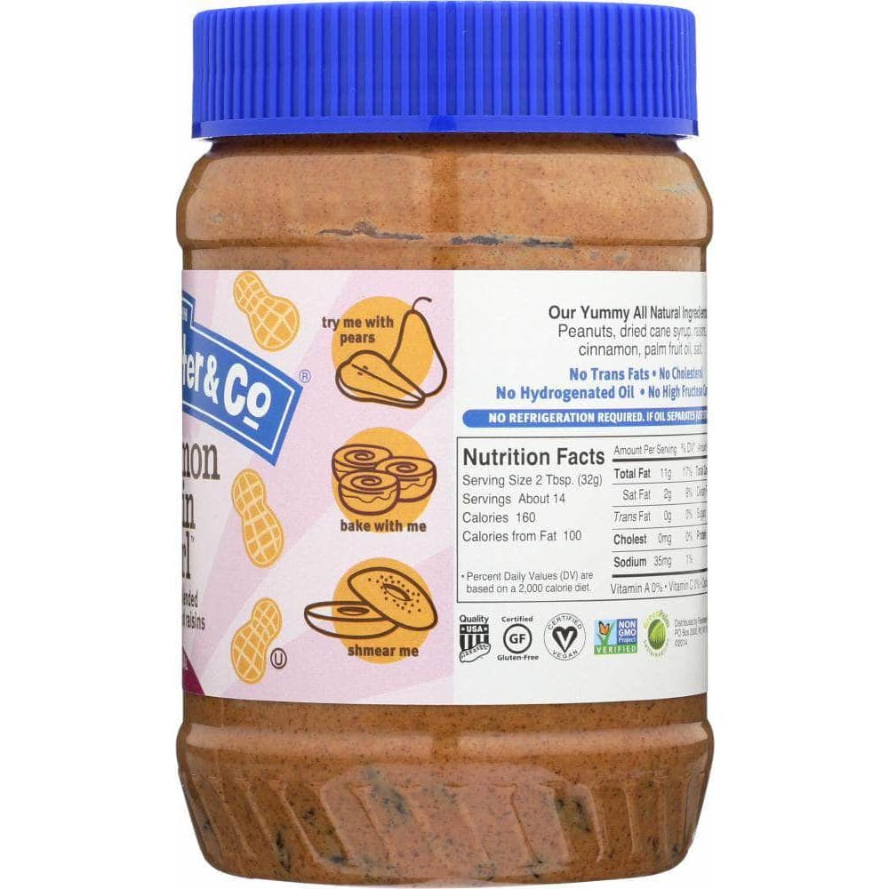 Peanut Butter & Co Peanut Butter & Co Peanut Butter Cinnamon Raisin Swirl, 16 oz