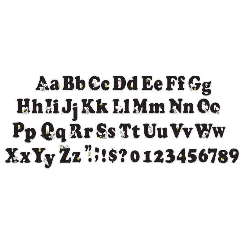 Peanuts Deco Letters (Pack of 6) - Letters - Eureka