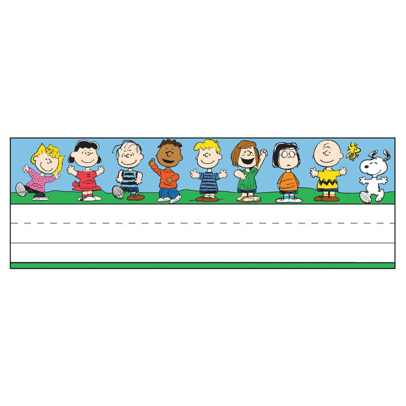 Peanuts Name Plates Tented (Pack of 8) - Name Plates - Eureka