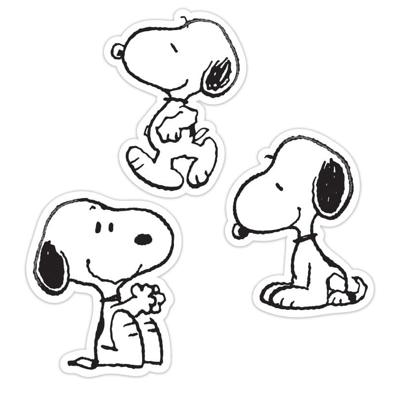 Peanuts Snoopy Asst Paper Cut Outs (Pack of 8) - Accents - Eureka