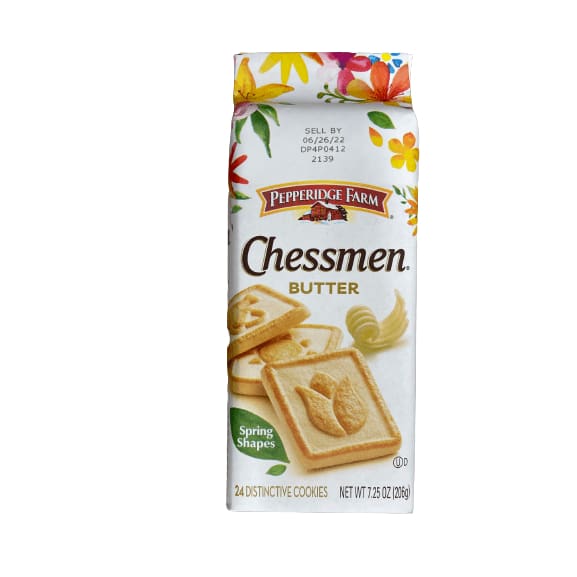 Pepperidge Farm Pepperidge Farm Chessmen Butter Cookies, 7.25 Oz Bag