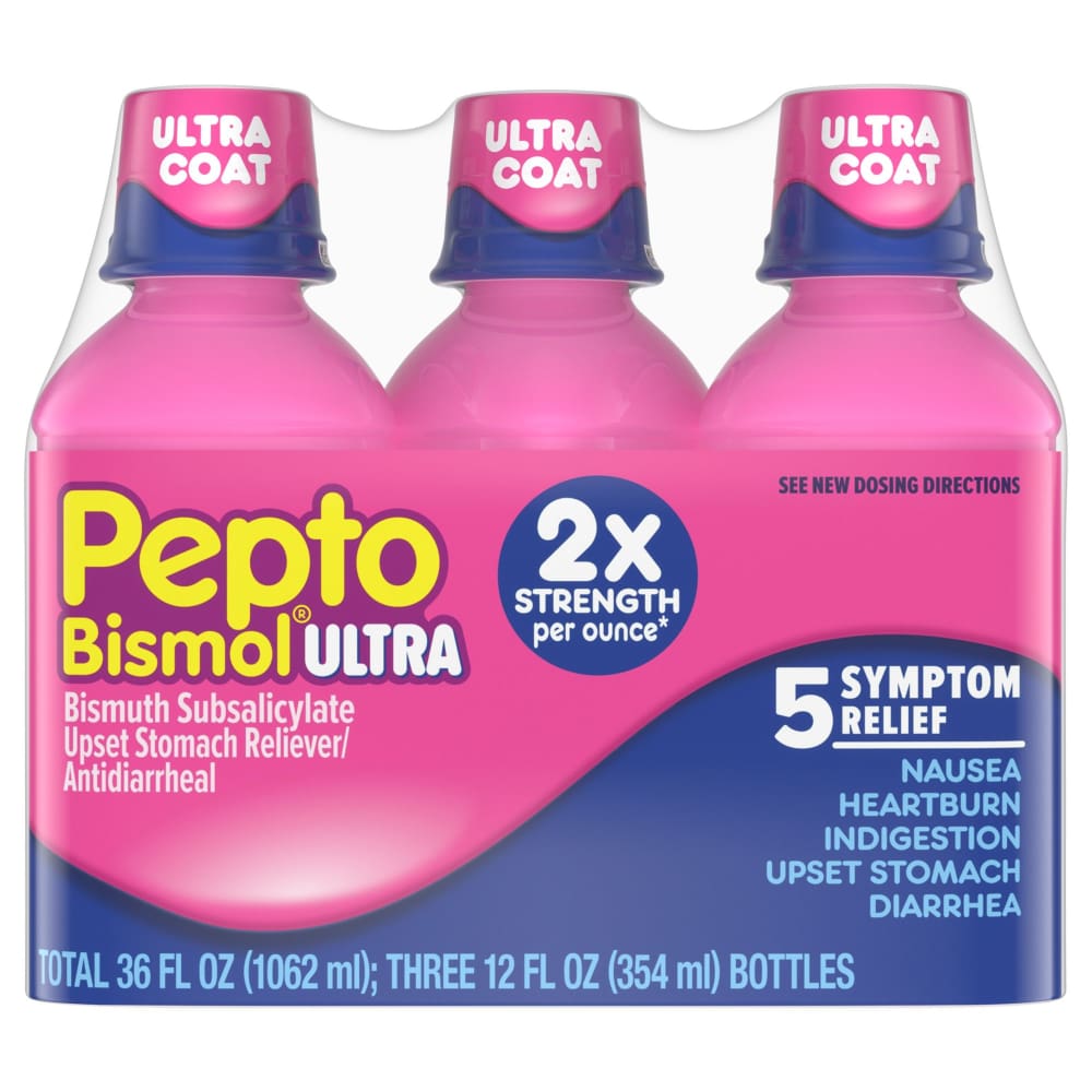 Pepto Bismol Original Flavor Liquid Ultra 3 ct. - Pepto Bismol