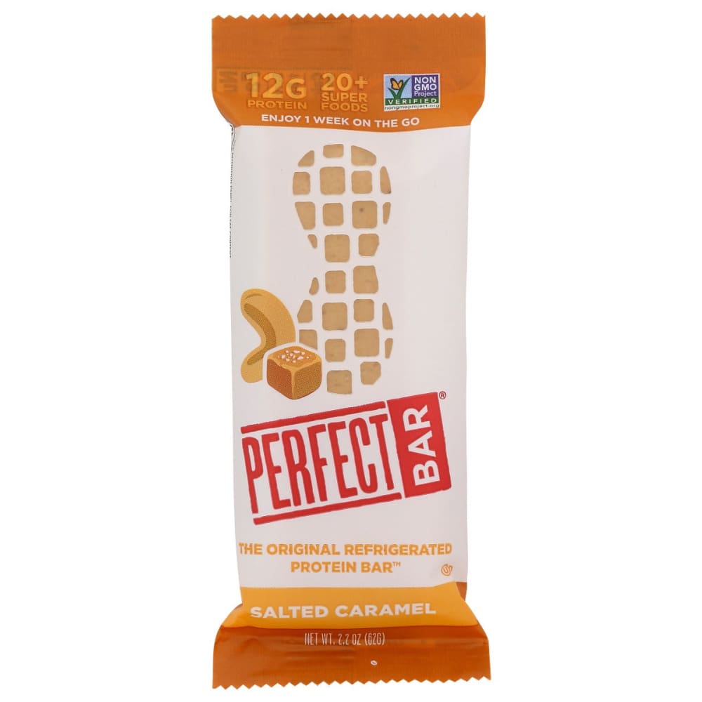 PERFECT FOODS: Salted Caramel Bar 2.2 oz (Pack of 5) - Nutritional Bars Drinks and Shakes - PERFECT FOODS
