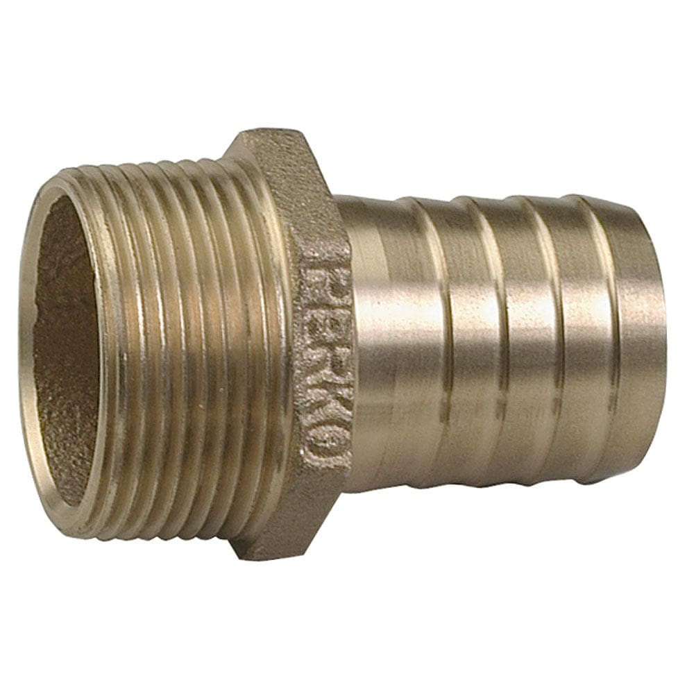 Perko 1-1/ 2 Pipe To Hose Adapter Straight Bronze MADE IN THE USA - Marine Plumbing & Ventilation | Fittings - Perko