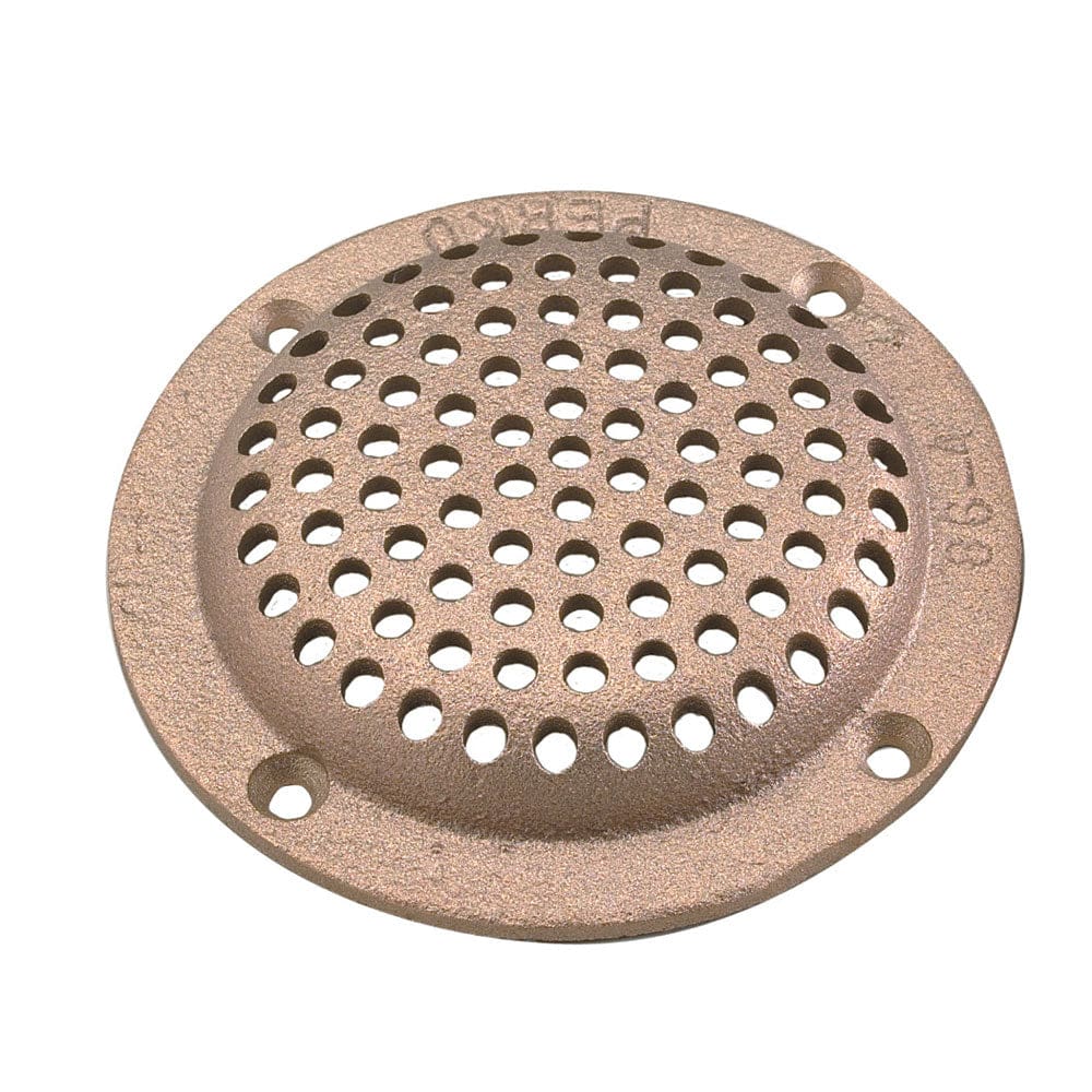 Perko 4 Round Bronze Strainer MADE IN THE USA - Marine Plumbing & Ventilation | Fittings - Perko