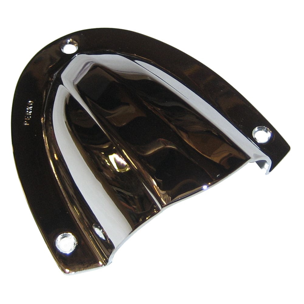 Perko Clam Shell Ventilator - Chrome Plated Brass - 4 x 3-3/ 4 - Marine Hardware | Vents - Perko