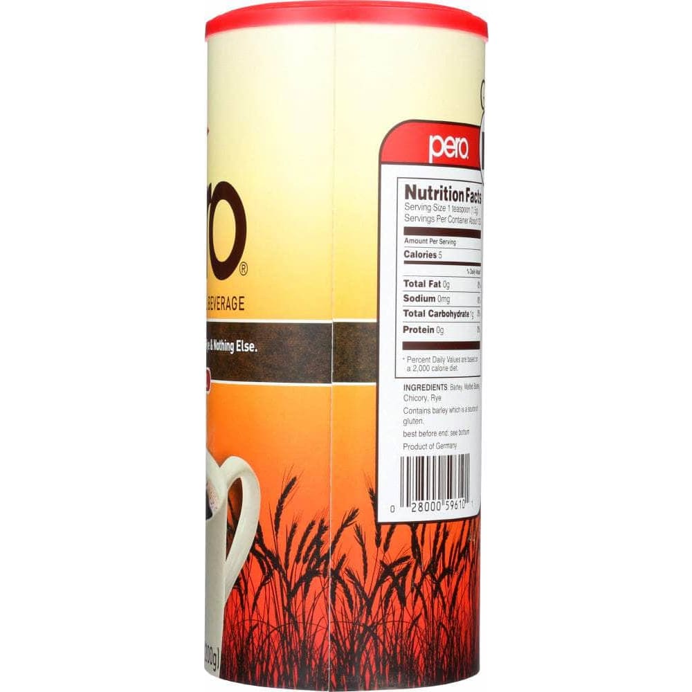 Pero Pero Instant Natural Beverage Caffeine Free Original, 7 oz