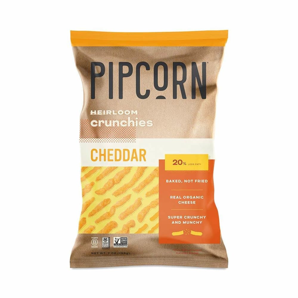 PIPCORN PIPCORN Crunchies Cheddar, 7 oz