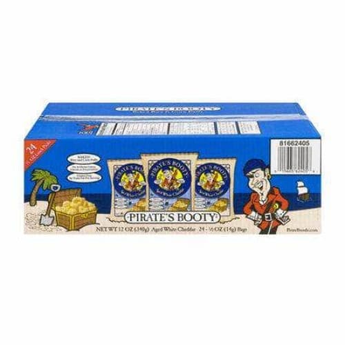 PIRATE BRANDS Pirate Brands Aged White Cheddar Rice And Corn Puffs, 1 Bx