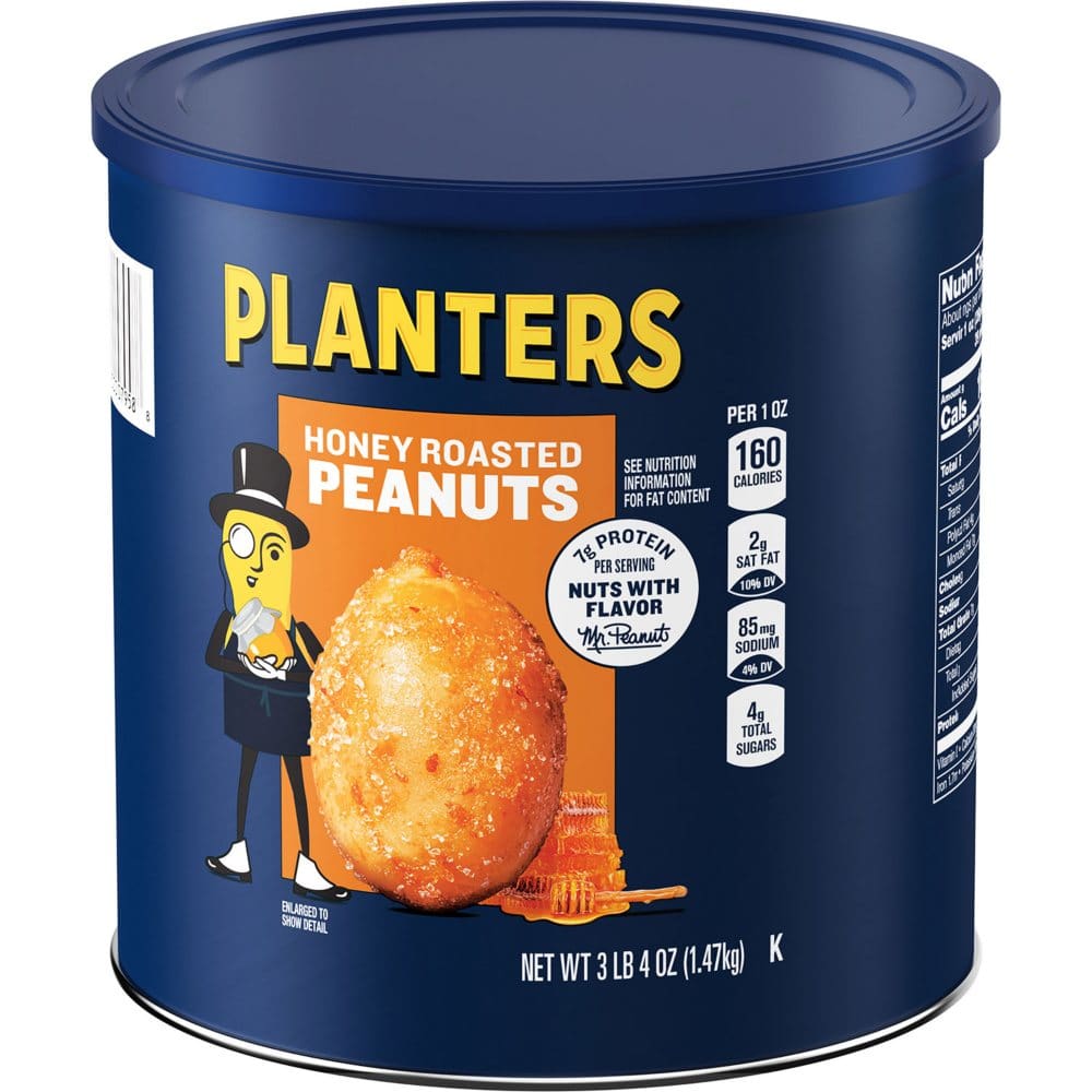 SeedsPlanters Dry Honey Roasted Peanuts (453 g) DLC: 25 Oct25 main image 0