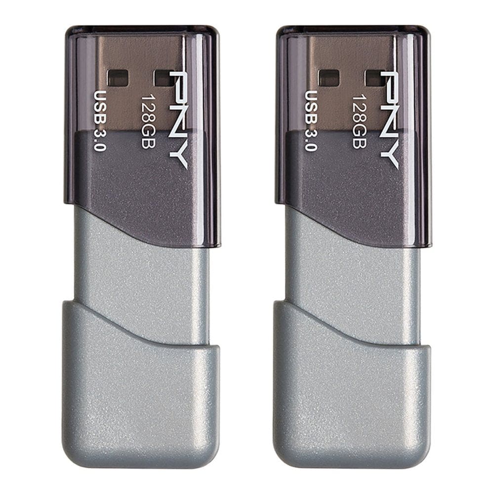 PNY 128GB Attaché 3 USB 2.0 Flash Drive 2-Pack - Hard Drives & Storage - PNY