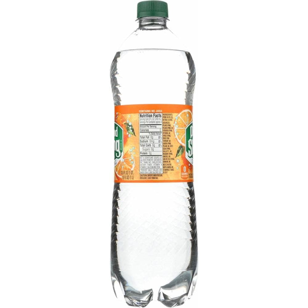 Poland Springs Poland Springs Water Spring Sparkle Orange, 1 lt
