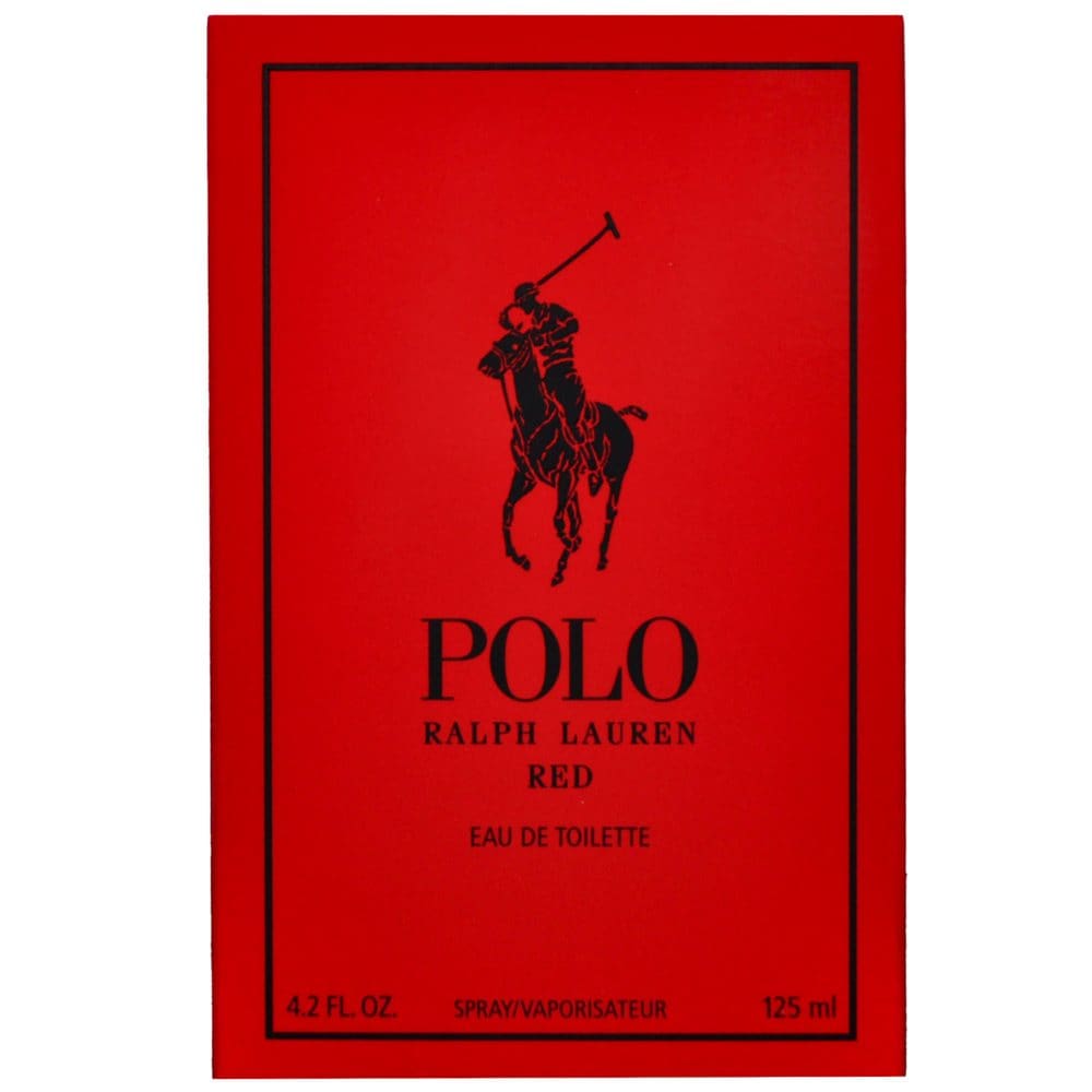 Polo Red for Men by Ralph Lauren 4.2 oz. Eau de Toilette - Luxury Beauty - Polo