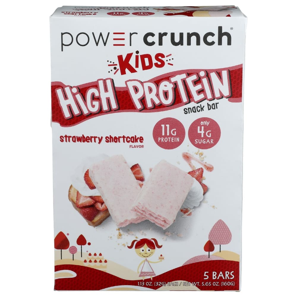POWER CRUNCH: Bar Pwr Crnch Strwbry Shc 5.65 oz (Pack of 4) - Power Crunch