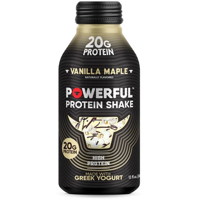 POWERFUL: Vanilla Protein Shake 12 fo (Pack of 5) - Grocery > Nutritional Bars Drinks and Shakes - POWERFUL