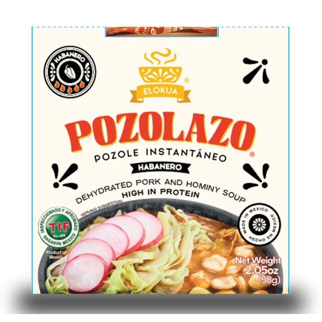POZOLAZO: Pozole Habanero Soup 2.05 oz (Pack of 5) - Soups & Stocks - POZOLAZO