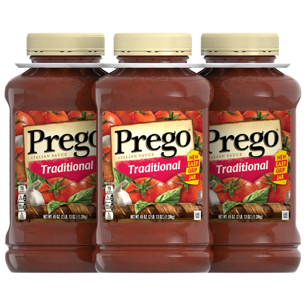 Prego Traditional Pasta Sauce 3 pk./45 oz. - Home/Grocery Household & Pet/Canned & Packaged Food/Sauces Condiments & Dressings/Marinades &