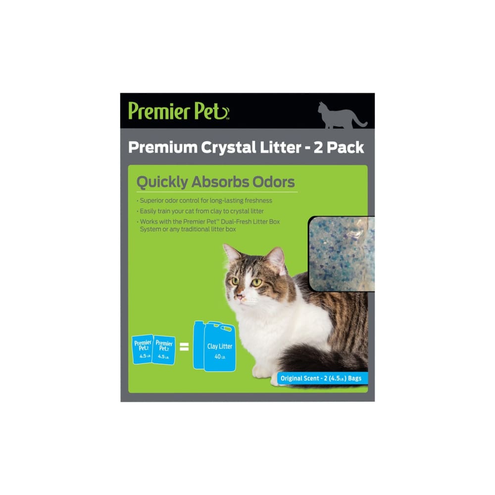 Premier Pet Premium Crystal Litter Value Original Scent 2 pk. - Premier Pet