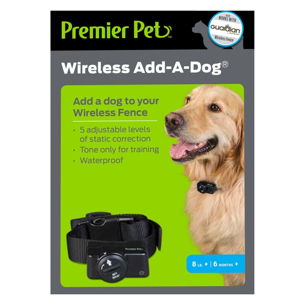 Premier Pet Wireless Add-A-Dog Collar - Premier Pet