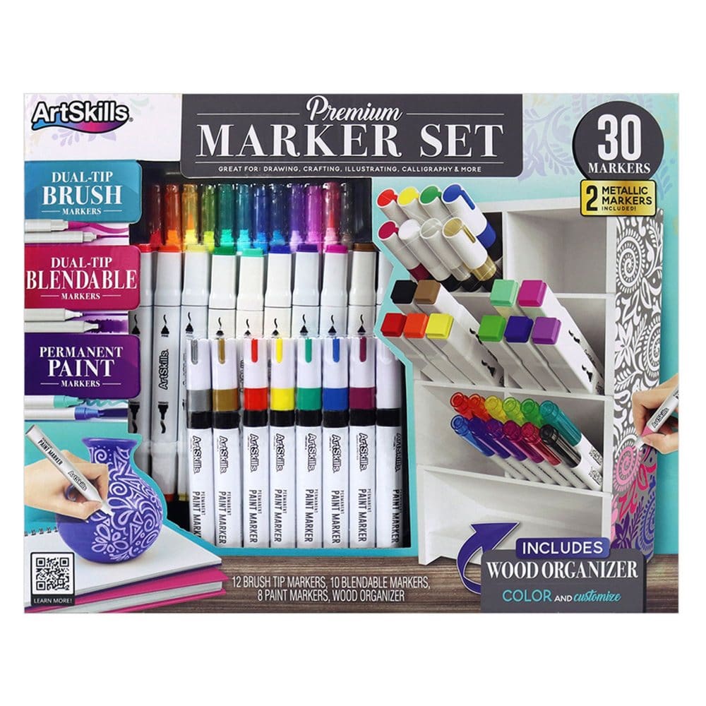 Premium Marker Set with Display - Painting & Coloring - ShelHealth