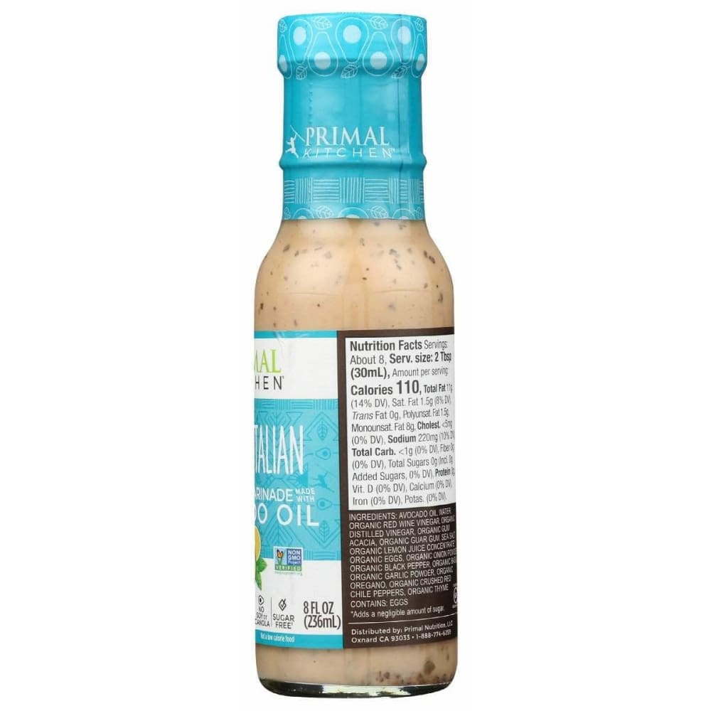 PRIMAL KITCHEN Primal Kitchen Dressing Df Ital Avcdo Oi, 8 Fo