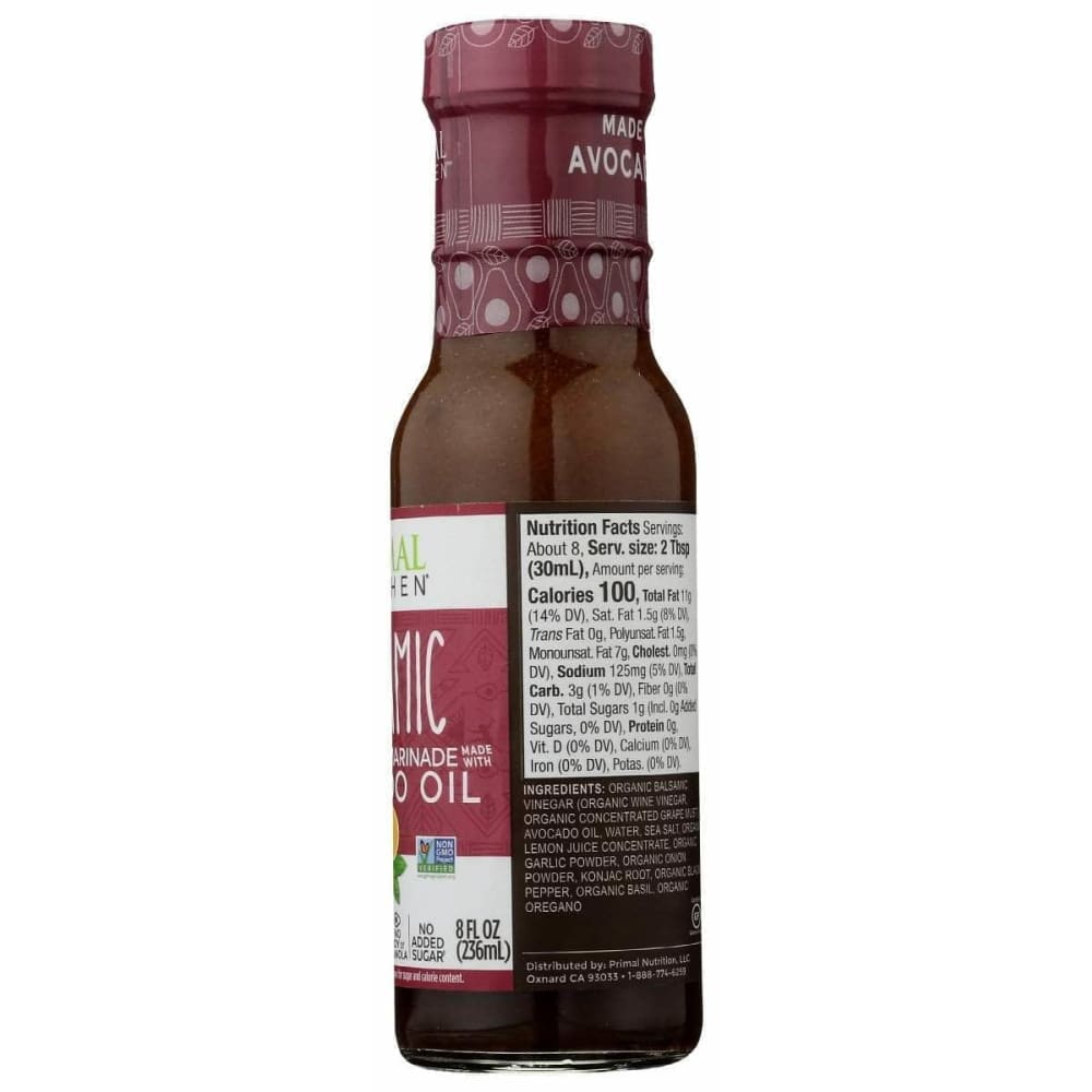 PRIMAL KITCHEN Primal Kitchen Drssng Blsm Vng Avcdo Oil, 8 Oz