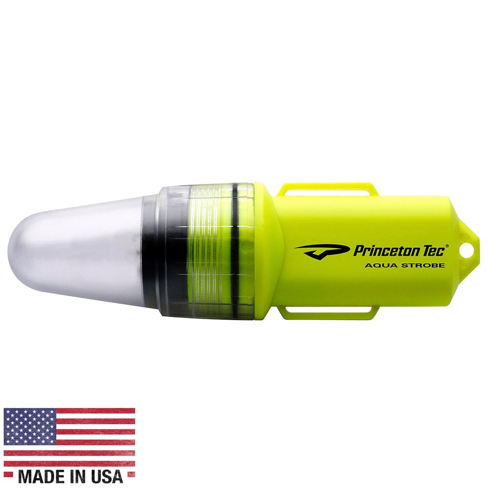 Princeton Tec Aqua Strobe LED - Neon Yellow - Marine Safety | Safety Lights - Princeton Tec