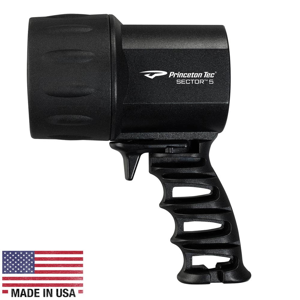 Princeton Tec Sector 5 Spotlight - Black - Outdoor | Flashlights,Camping | Flashlights - Princeton Tec