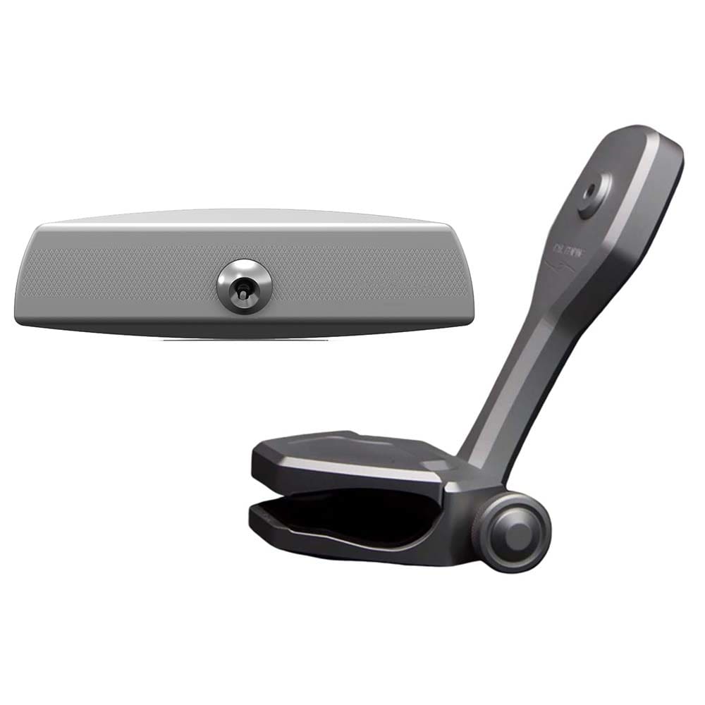 PTM Edge Mirror/ Bracket Kit w/ VR-140 Elite Mirror & ZXR-361 (Titanium Grey) - Boat Outfitting | Mirrors - PTM Edge