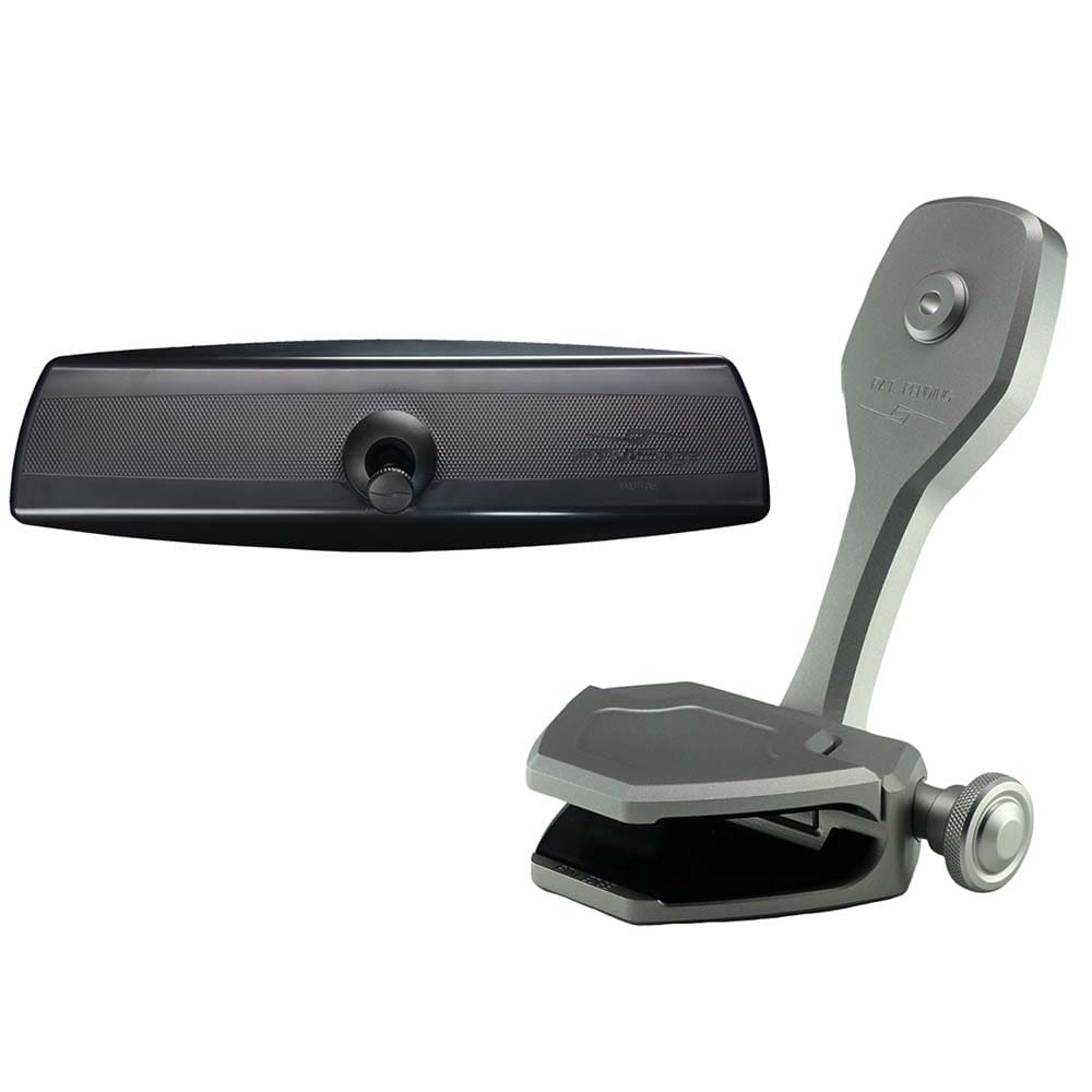 PTM Edge Mirror/ Bracket Kit w/ VR-140 PRO Mirror & ZXR-300 (Titanium Grey) - Boat Outfitting | Mirrors - PTM Edge