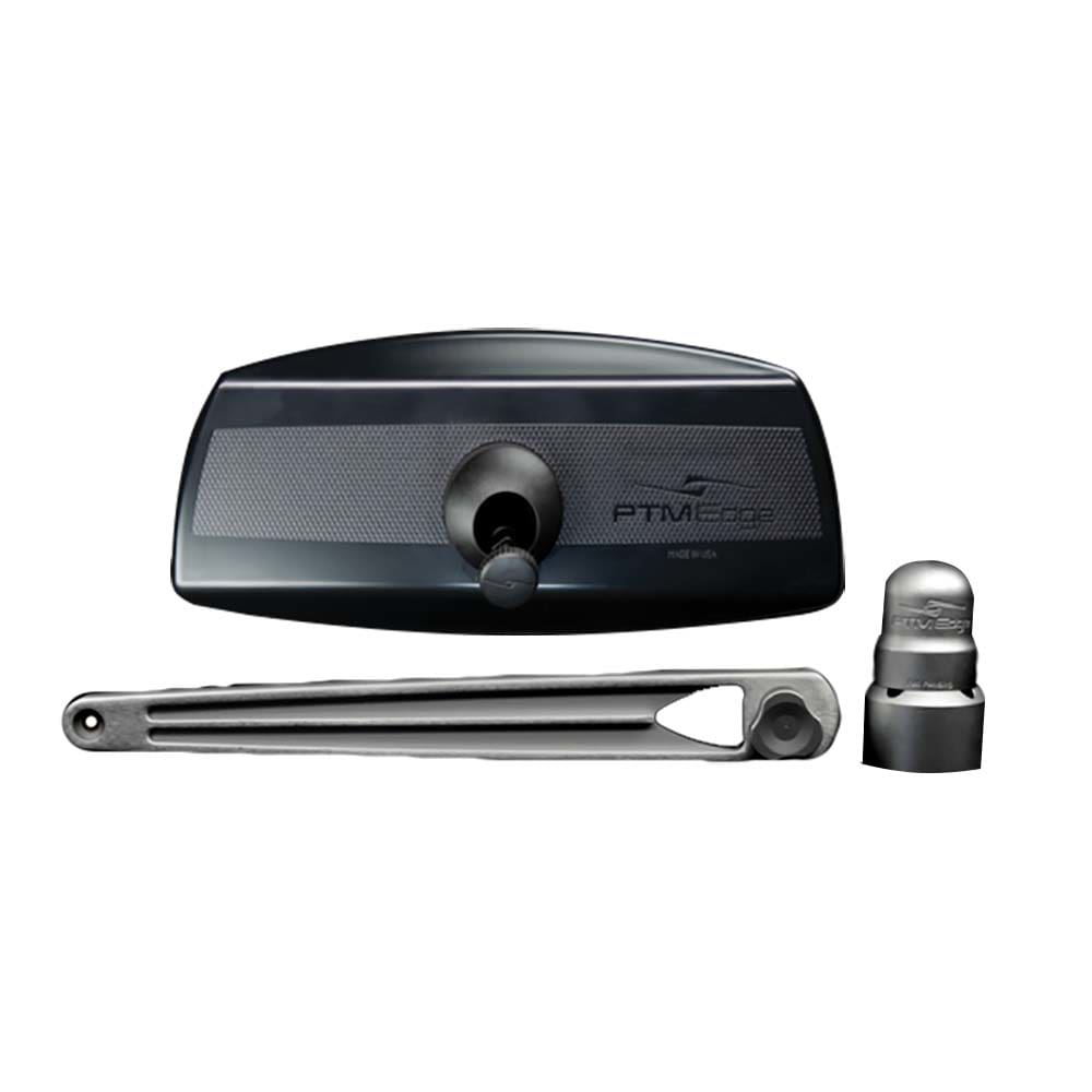 PTM Edge UCX-17 PRO Pontoon Mirror/ Bracket Kit - Titanium Grey - Boat Outfitting | Mirrors - PTM Edge