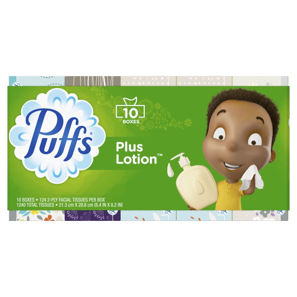 Puffs Plus Lotion Facial Tissues 1,240 sheets - Puffs