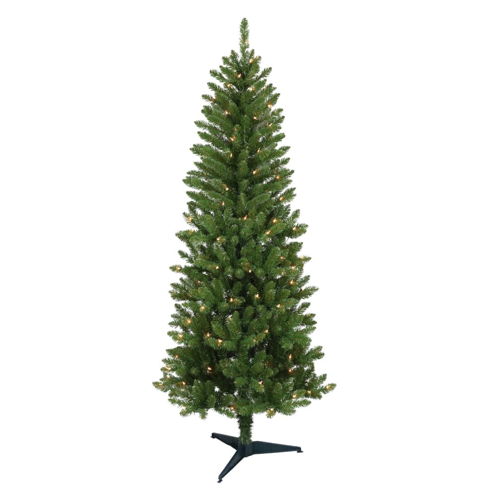 Puleo International 6’ Carson Pine Pre-Lit Tree with 150 ct. Lights - Home/Seasonal/Holiday Home/Holiday Home Decor/Christmas Trees/ -