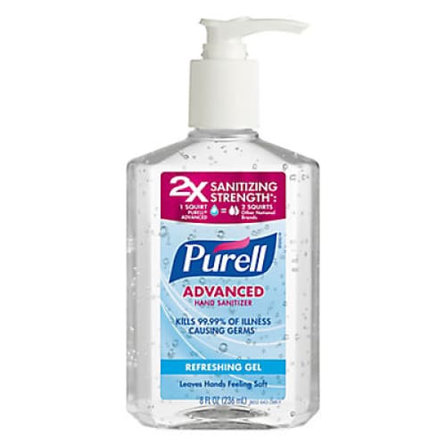 Purell Advanced Hand Sanitizer Refreshing Gel 8 oz. - Home/Seasonal/Back to School/Classroom Essentials/ - Purell