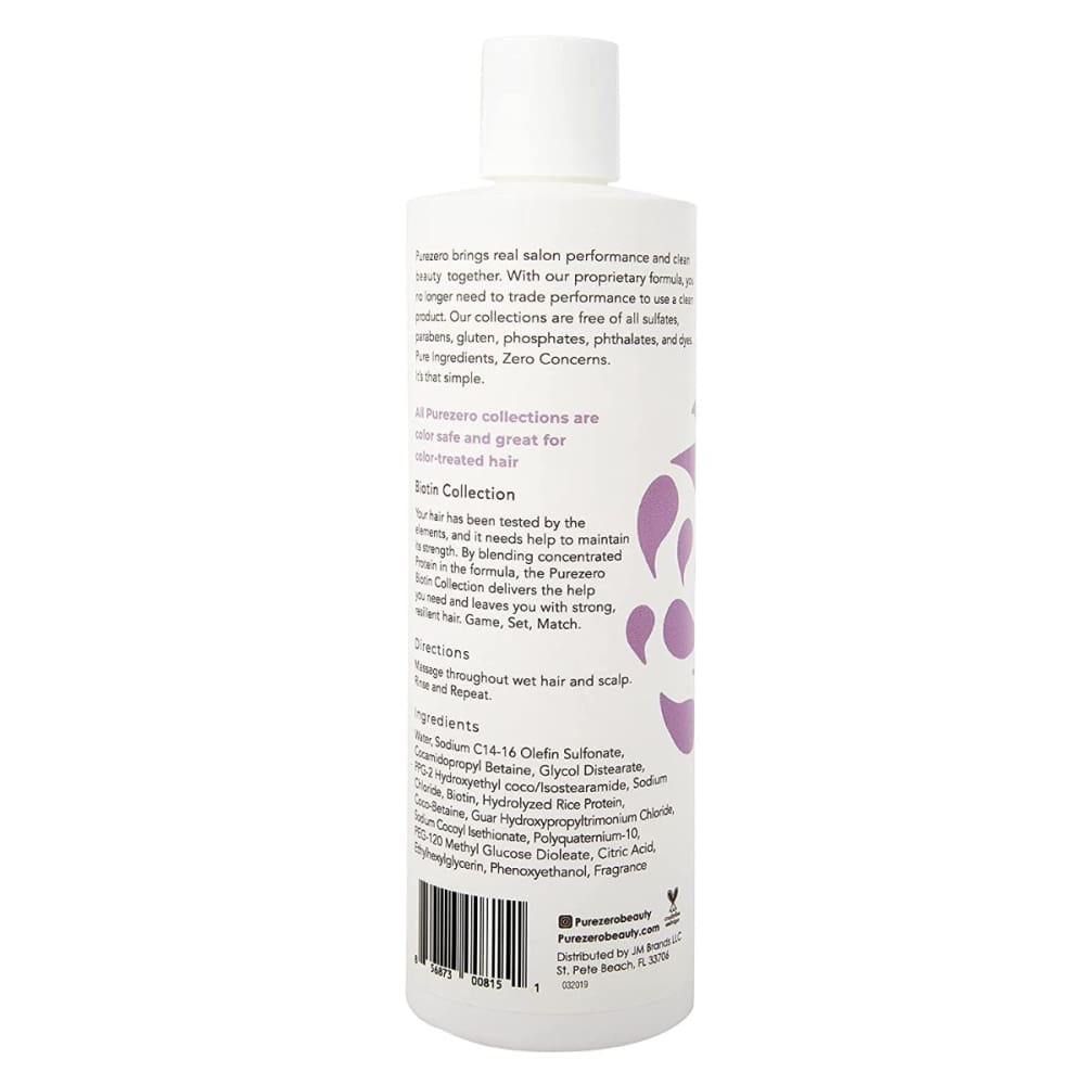 PUREZERO: Biotin Strengthening Shampoo 12 fo - Beauty & Body Care > Hair Care > Shampoo & Shampoo Combinations - PUREZERO