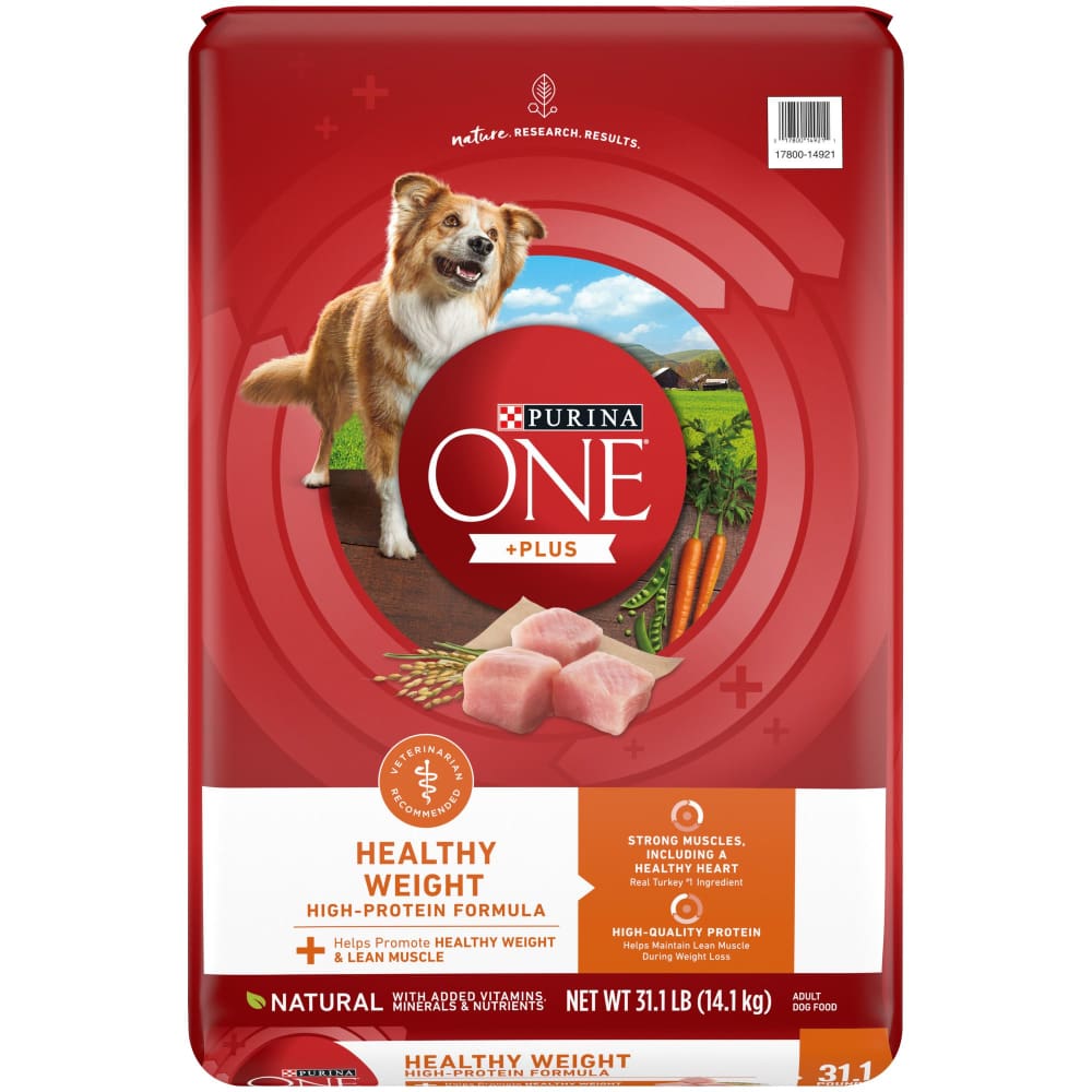 Purina ONE SmartBlend Healthy Weight Formula Adult Premium Dog Food 31.1 lbs. - Purina