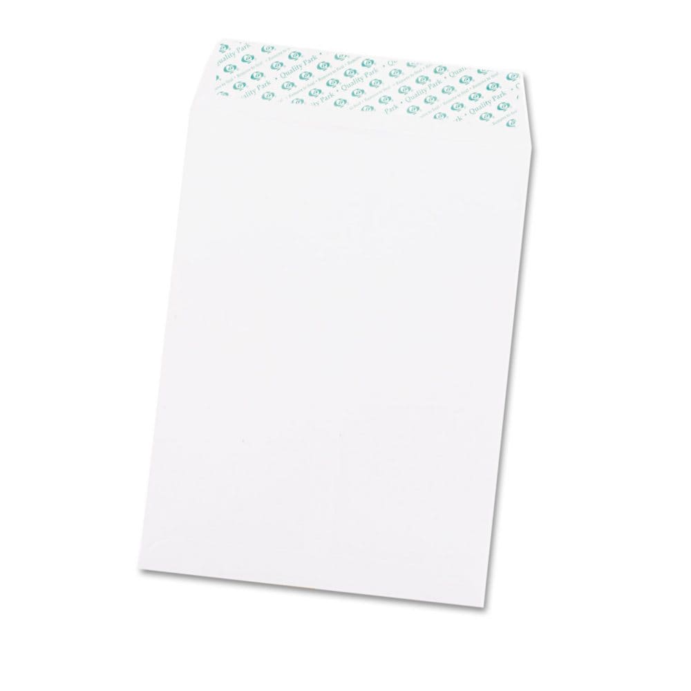 Quality Park - Redi Strip Catalog Envelope 10 x 13 White - 100 per Box - Writing Pads Notebooks & Envelopes - Quality