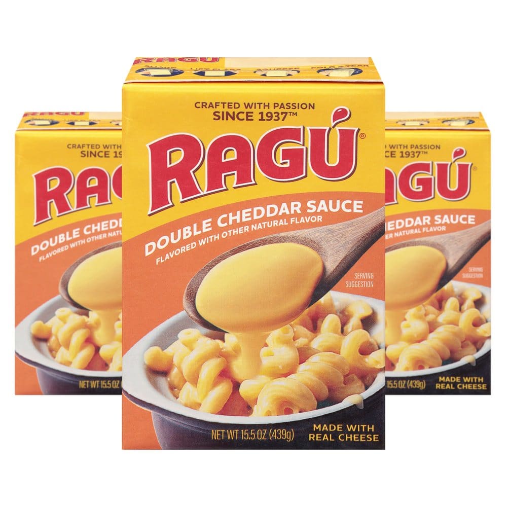 Ragu Double Cheddar Cheese Sauce (46.5oz. 3 pk.) - Condiments Oils & Sauces - Ragu Double