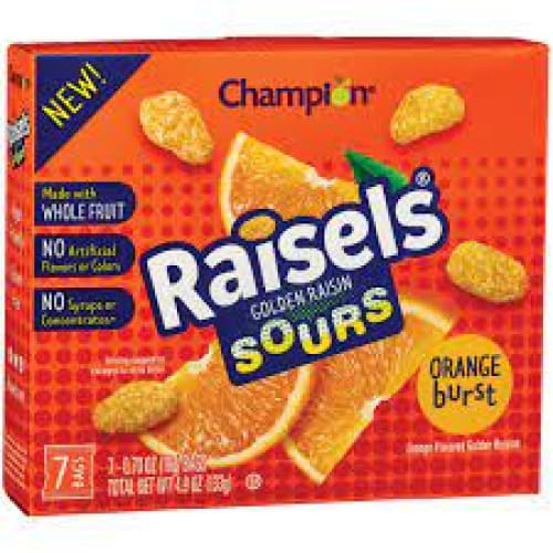 RAISELS: Raisins Golden Orange 4.9 oz - Grocery > Snacks > Nuts > Fruits Dried - RAISELS: