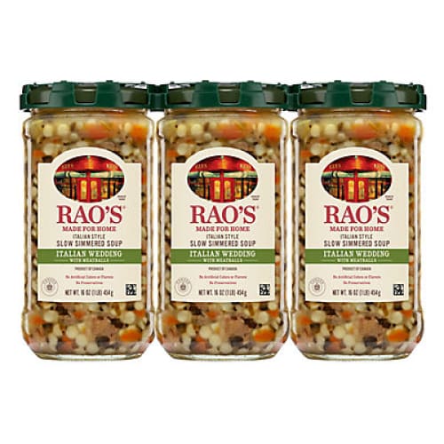 Rao’s Italian Wedding Soup 3 ct. - Home/Grocery/Pantry/Soups Ramen & Broth/ - Rao’s